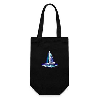 voilier voilier voilier voilier voilier voilier - Sac à bouteille - noir - Devant