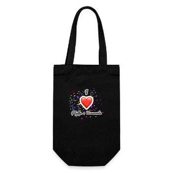 Fasnacht1 - Geschenkbeutel für Flaschen - Schwarz - Vorne