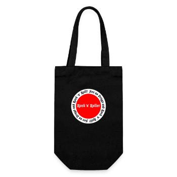 Sex no Drugs and Rock n Roll - Gift Bag for Bottles - black - Front