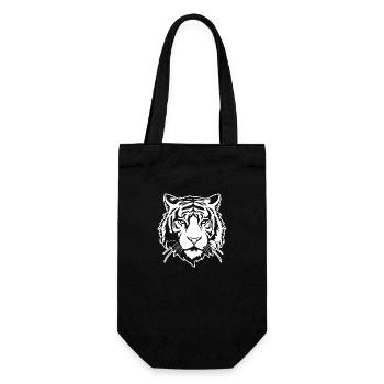 Tiger Big Cat - Gift Bag for Bottles - black - Front