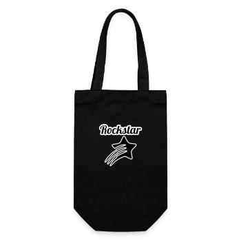 Rock Star - Gift Bag for Bottles - black - Front