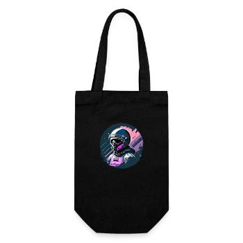 Silhouette d’astronaute - Sac à bouteille - noir - Devant
