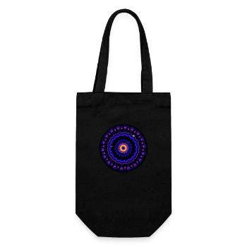 Mantra 2 - Geschenkbeutel für Flaschen - Schwarz - Vorne