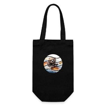 Canot Loutre de mer - Sac à bouteille - noir - Devant