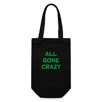 all gone crazy - Gift Bag for Bottles - black - Front
