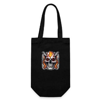 Crazy Horned Fertigkeit - Geschenkbeutel für Flaschen - Schwarz - Vorne