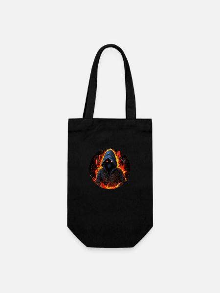 Hacker mystifié - Sac à bouteille - noir