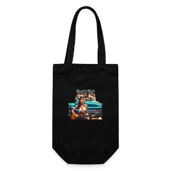 Pinup - Geschenkbeutel für Flaschen - Schwarz - Vorne