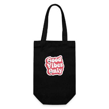 Sayings - Gift Bag for Bottles - black - Front