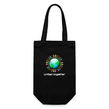 Unis ensemble - Sac à bouteille - noir - Devant