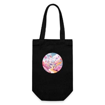 Magical Adventures: Whimsical Wanderer - Gift Bag for Bottles - black - Front