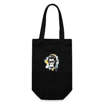 Kito le chimpanzé - Sac à bouteille - noir - Devant