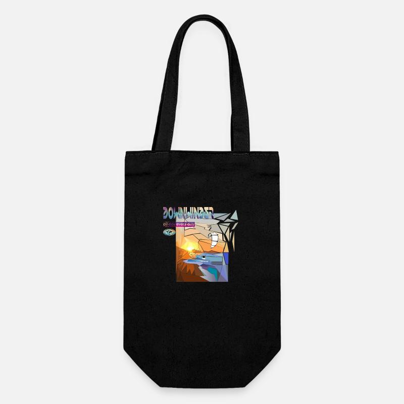 Cerf-volant downwinder - Sac à bouteille - noir