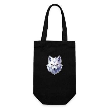 Wolf Anime - Gift Bag for Bottles - black - Front