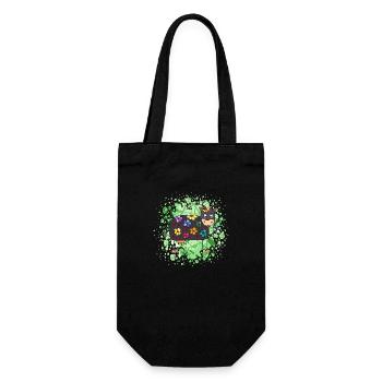 Cow - Gift Bag for Bottles - black - Front