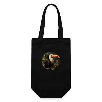 Utopian bird - Gift Bag for Bottles - black - Front
