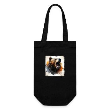 Grizzly - Gift Bag for Bottles - black - Front