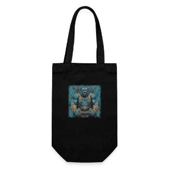 humour animal ours polaire ours dictons impressionnants - Sac à bouteille - noir - Devant