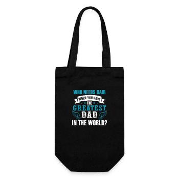 Le plus grand père du monde - Sac à bouteille - noir - Devant