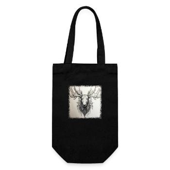 animal liberation canada animals birthday joke - Gift Bag for Bottles - black - Front