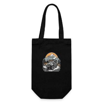 Off Road Peaks - Gift Bag for Bottles - black - Front