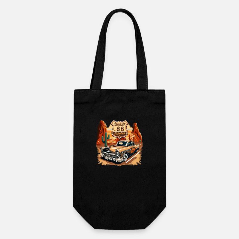 VALEEWEAR - Rétro dans la nature sauvage du Texas - Sac à bouteille - noir