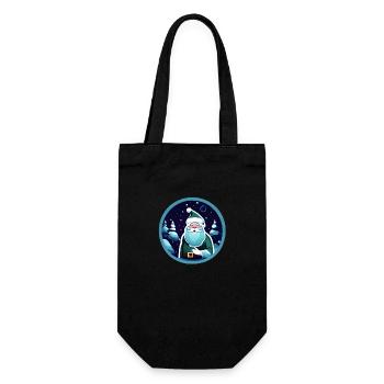 Christmas Gift Christmas Tree Christmas Tree - Gift Bag for Bottles - black - Front