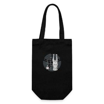 Giant Sardinia of Mont'e Prama - Gift Bag for Bottles - black - Front