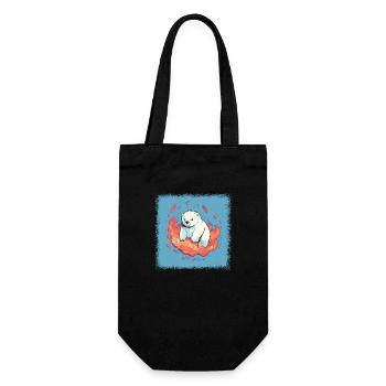 cinema movie birthday present idea - Geschenkbeutel für Flaschen - Schwarz - Vorne