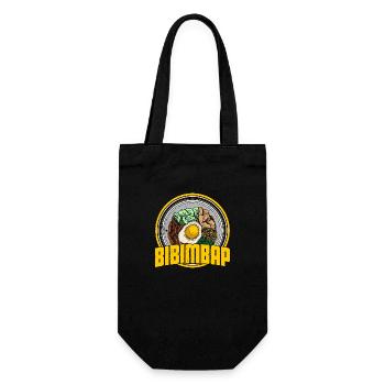 Bibimbap Kimchi Spicy Roasted Korea Cuisine - Gift Bag for Bottles - black - Front