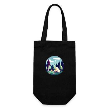 Camping Camping-car Cadeau Camping Caravan Camp - Sac à bouteille - noir - Devant