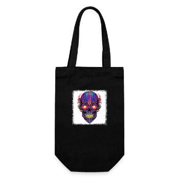 sayings scary present dabbing bday fingers - Geschenkbeutel für Flaschen - Schwarz - Vorne