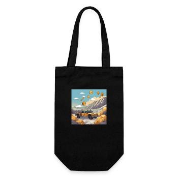 IMG 3766 - Geschenkbeutel für Flaschen - Schwarz - Vorne