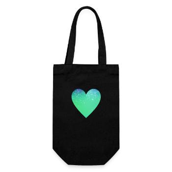 Saint-Valentin, Fête des mères, Amour, Fiançailles, Mariage - Sac à bouteille - noir - Devant