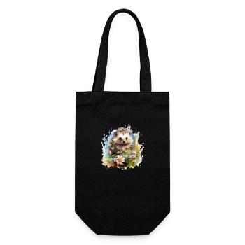 hérisson - Sac à bouteille - noir - Devant