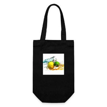 Citrus Splash - Gift Bag for Bottles - black - Front