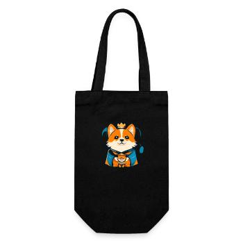 Mignon chien roi - Sac à bouteille - noir - Devant