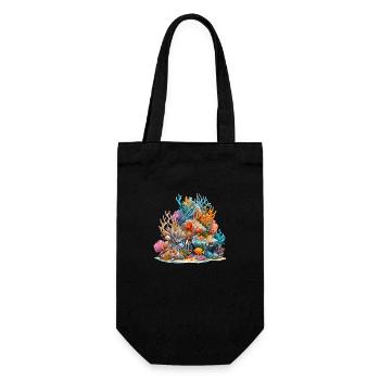 The Great Barrier Reef, a natural wonder - Gift Bag for Bottles - black - Front
