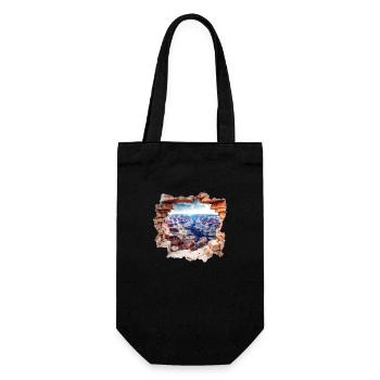 Der Grand Canyon Nationalpark - Geschenkbeutel für Flaschen - Schwarz - Vorne