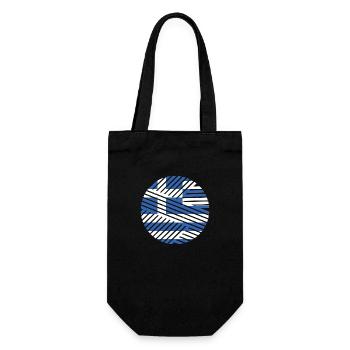 Greece Flag Hellas Athens Greek Flag - Gift Bag for Bottles - black - Front