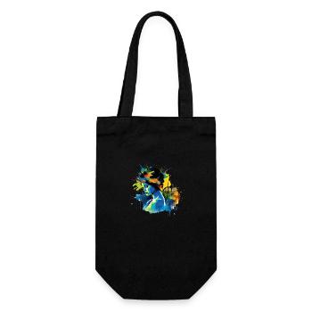Carnival in Rio de Janeiro is colorful - Gift Bag for Bottles - black - Front