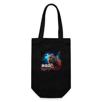 NGO - Gift Bag for Bottles - black - Front