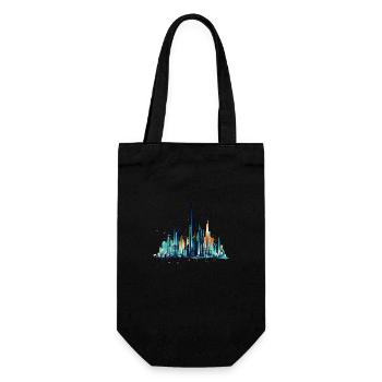 L’emblème de Dubaï, le Burj Khalifa - Sac à bouteille - noir - Devant