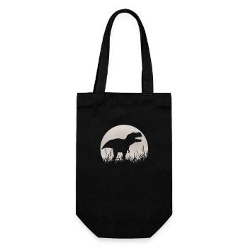 Dinosaure Sunset Vintage Rex - Sac à bouteille - noir - Devant