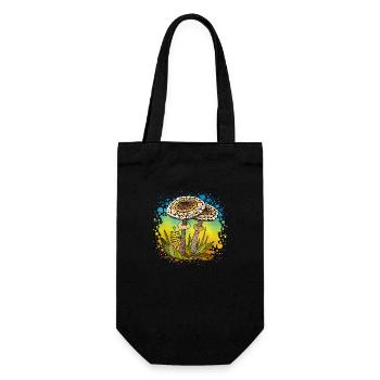 Fungi - Gift Bag for Bottles - black - Front
