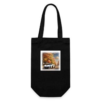 voiture de sport - Sac à bouteille - noir - Devant
