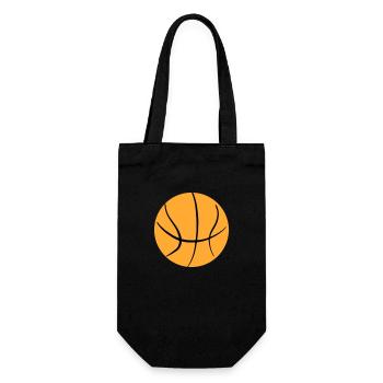 Basketball 25 - Geschenkbeutel für Flaschen - Schwarz - Vorne