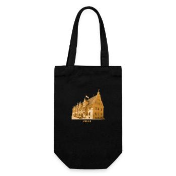 Celle Old Town Hall Lower Saxony - Gift Bag for Bottles - black - Front