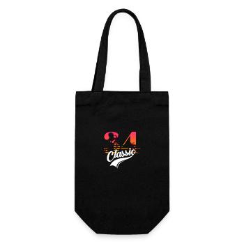 Vintage 1934-34th anniversary - Gift Bag for Bottles - black - Front