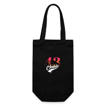 Vintage 1943-43rd anniversary - Gift Bag for Bottles - black - Front